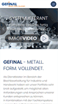 Mobile Screenshot of gefinal.de