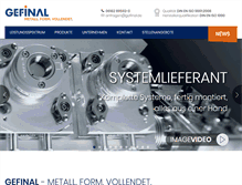 Tablet Screenshot of gefinal.de